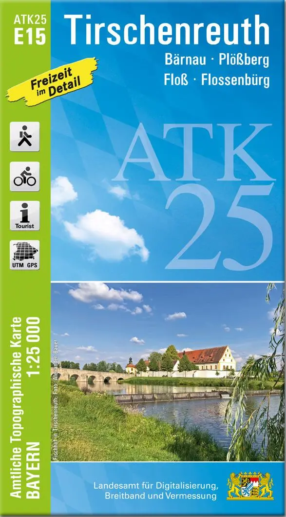 Cover: 9783987761355 | ATK25-E15 Tirschenreuth (Amtliche Topographische Karte 1:25000) | 2026