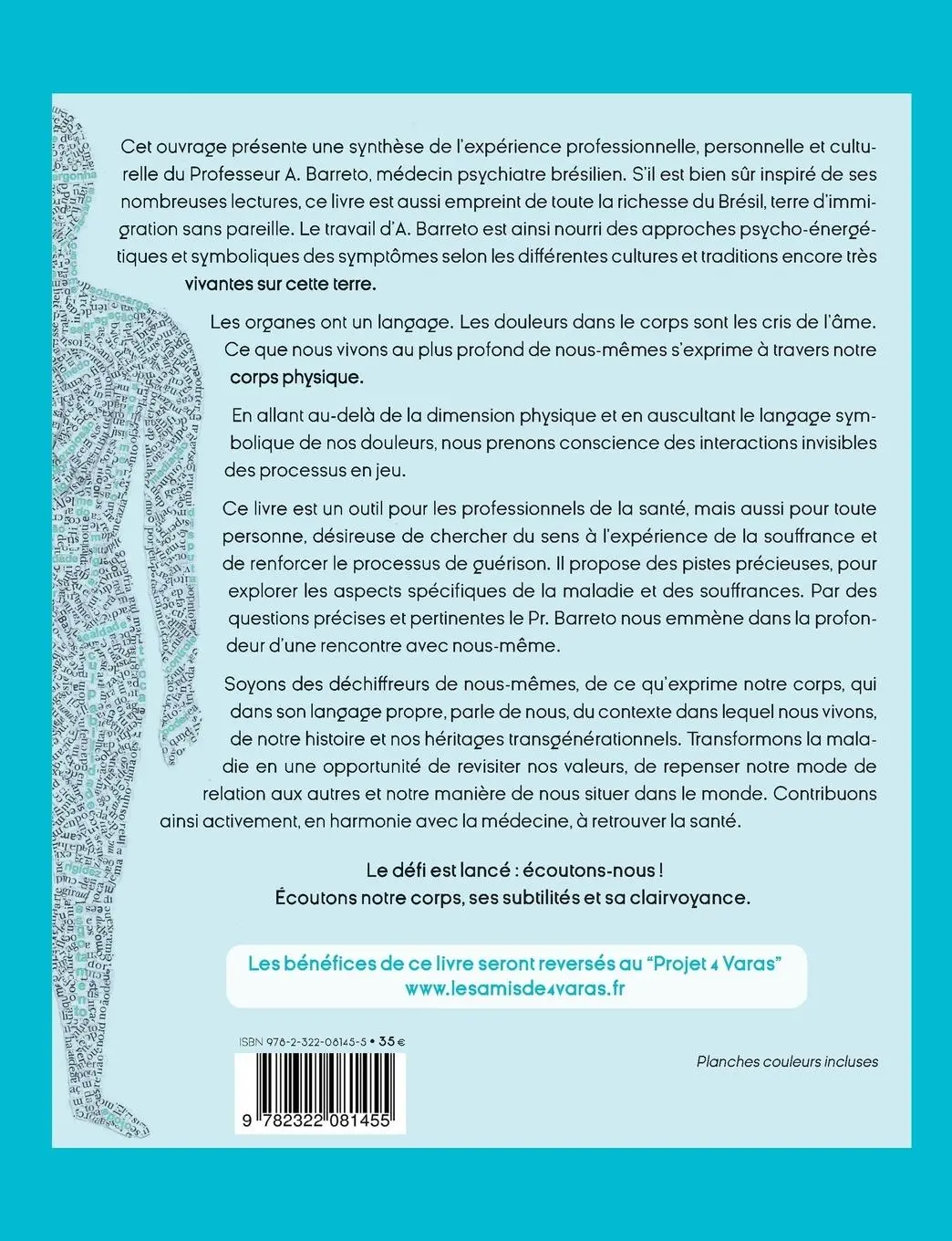 Rückseite: 9782322081455 | Quand la bouche se tait, les organes parlent... | Barreto | Buch
