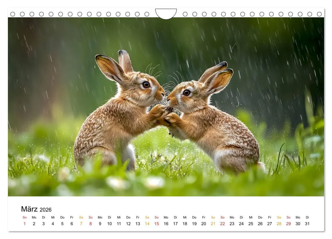 Bild: 9783457311455 | Wilde Tierwelt im Wald (Wandkalender 2026 DIN A4 quer), CALVENDO...