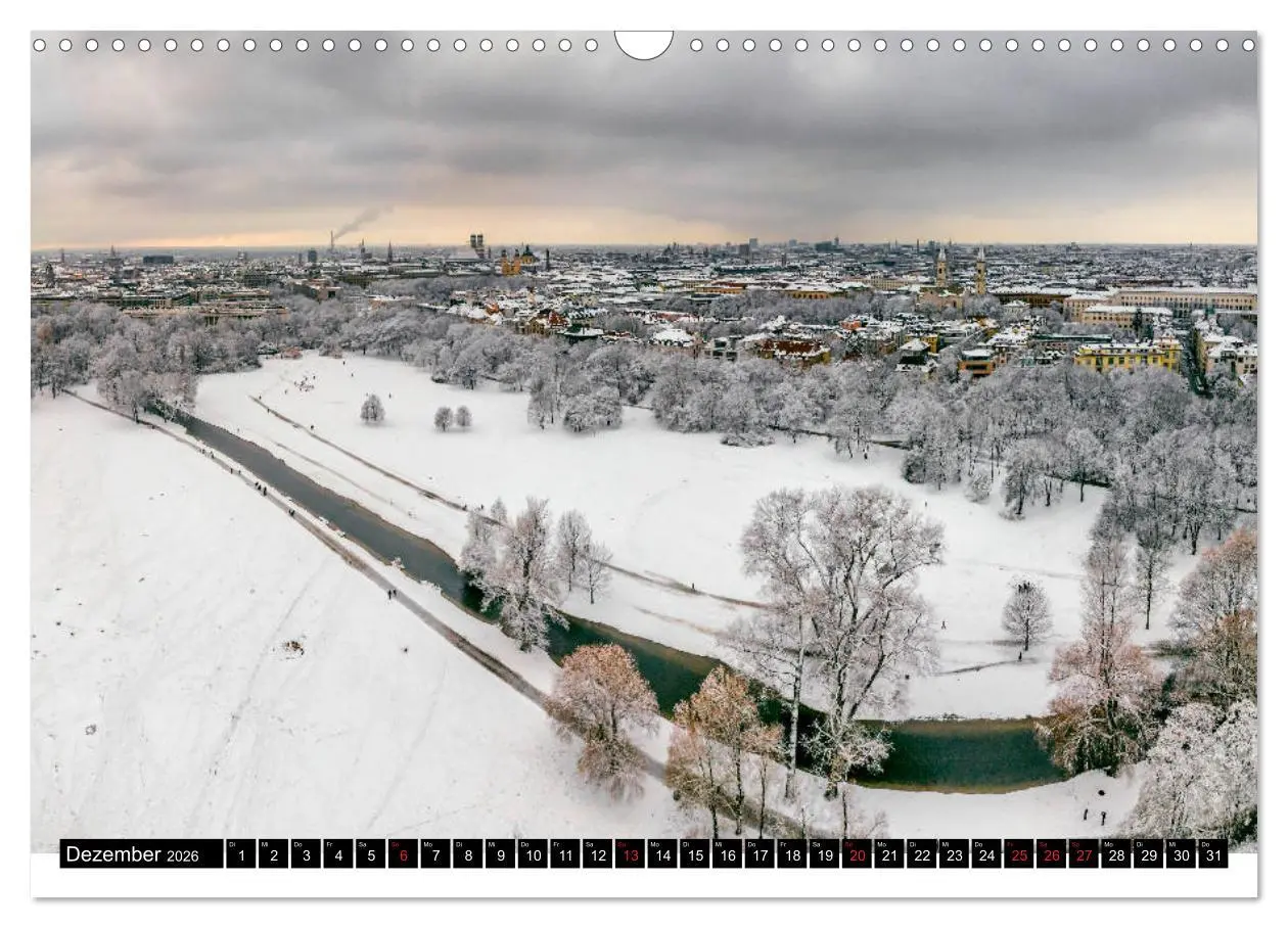 Bild: 9783457931455 | Mein München aus der Luft (Wandkalender 2026 DIN A3 quer), CALVENDO...