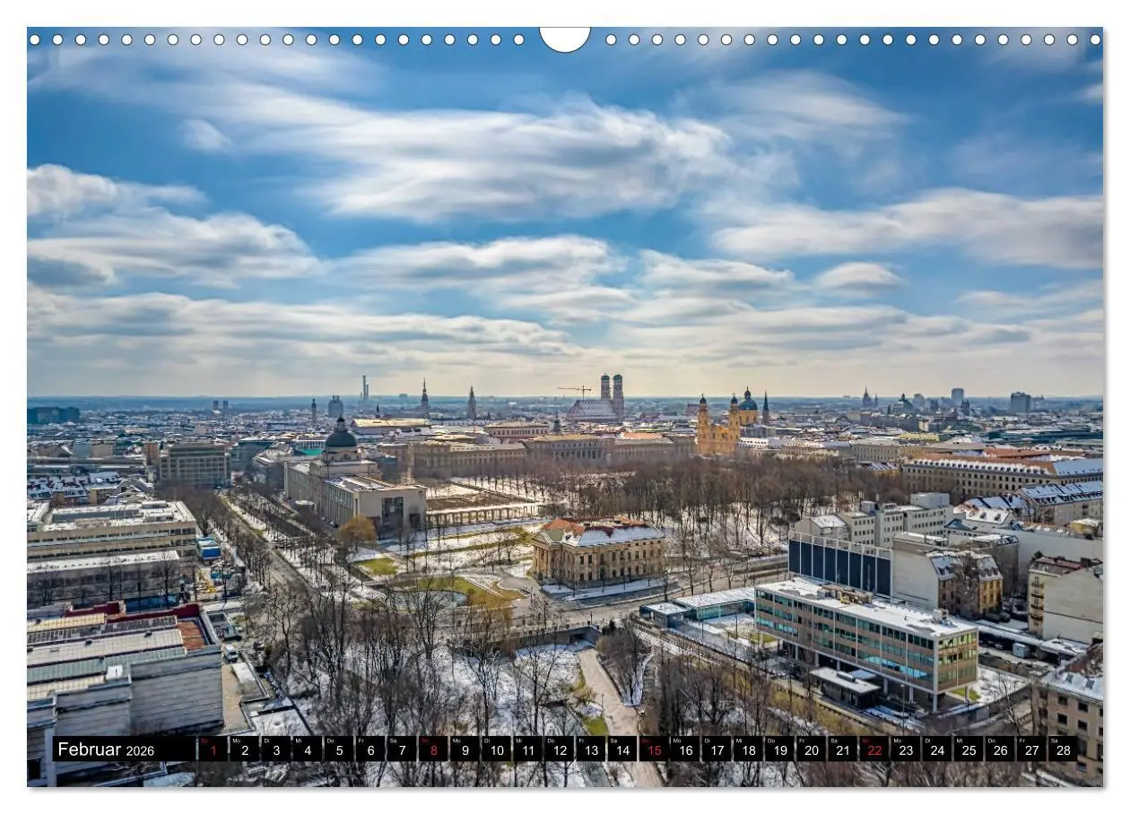 Bild: 9783457931455 | Mein München aus der Luft (Wandkalender 2026 DIN A3 quer), CALVENDO...