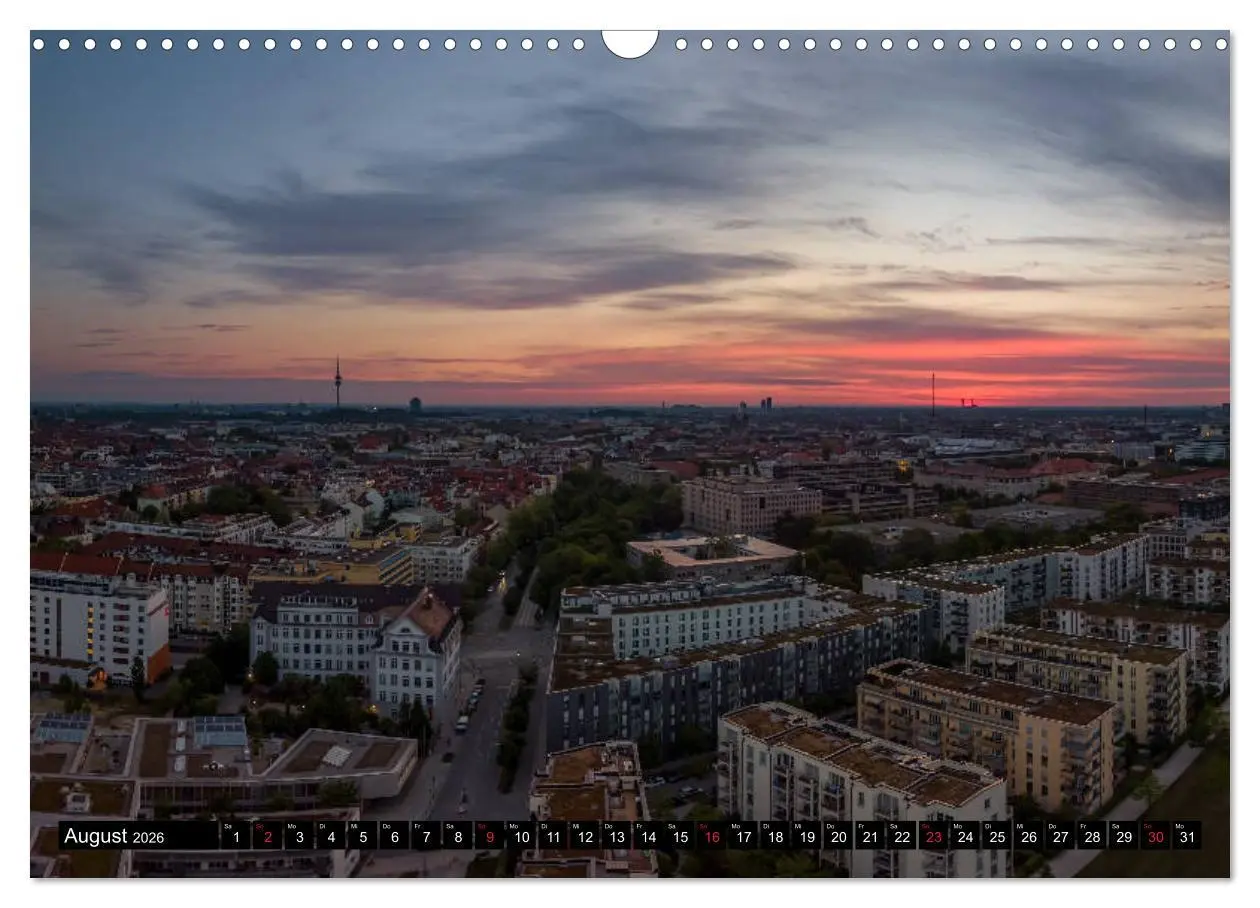 Bild: 9783457931455 | Mein München aus der Luft (Wandkalender 2026 DIN A3 quer), CALVENDO...