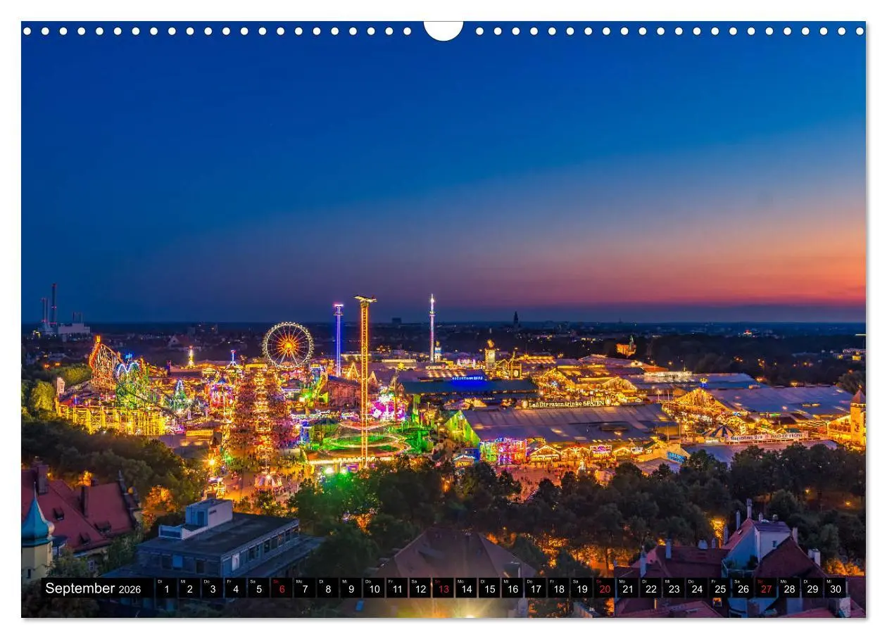 Bild: 9783457931455 | Mein München aus der Luft (Wandkalender 2026 DIN A3 quer), CALVENDO...