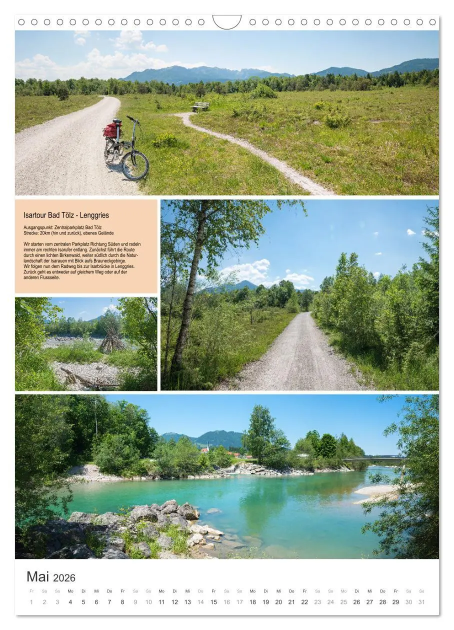 Bild: 9783516331455 | Radlglück mit Alpenblick 2026 (Wandkalender 2026 DIN A3 hoch),...