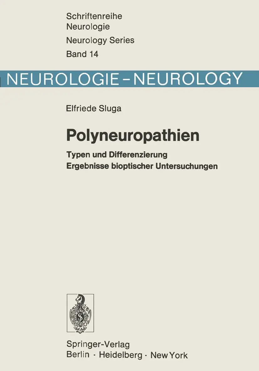 Cover: 9783642511455 | Polyneuropathien | E. Sluga | Taschenbuch | x | Deutsch | 2012