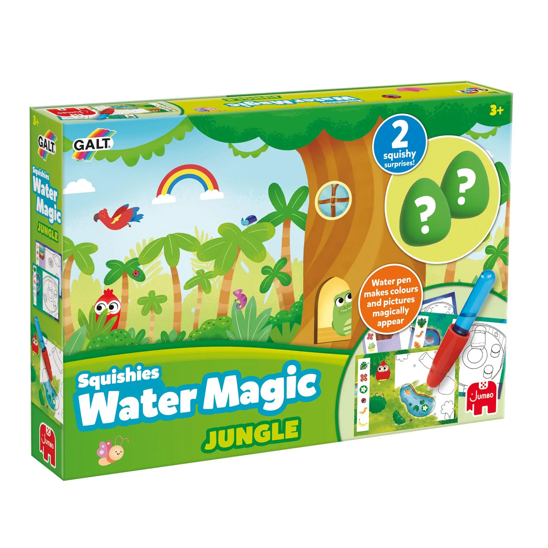 Cover: 8721017601555 | Water Magic Squishies - Dschungel | Deutsch | 2025 | Jumbo Spiele GmbH