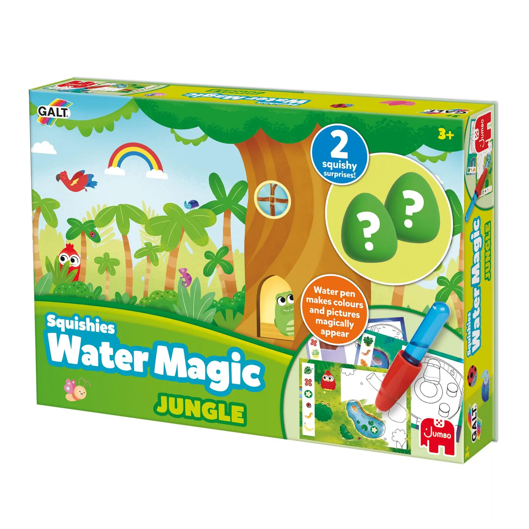 Bild: 8721017601555 | Water Magic Squishies - Dschungel | Deutsch | 2025 | Jumbo Spiele GmbH