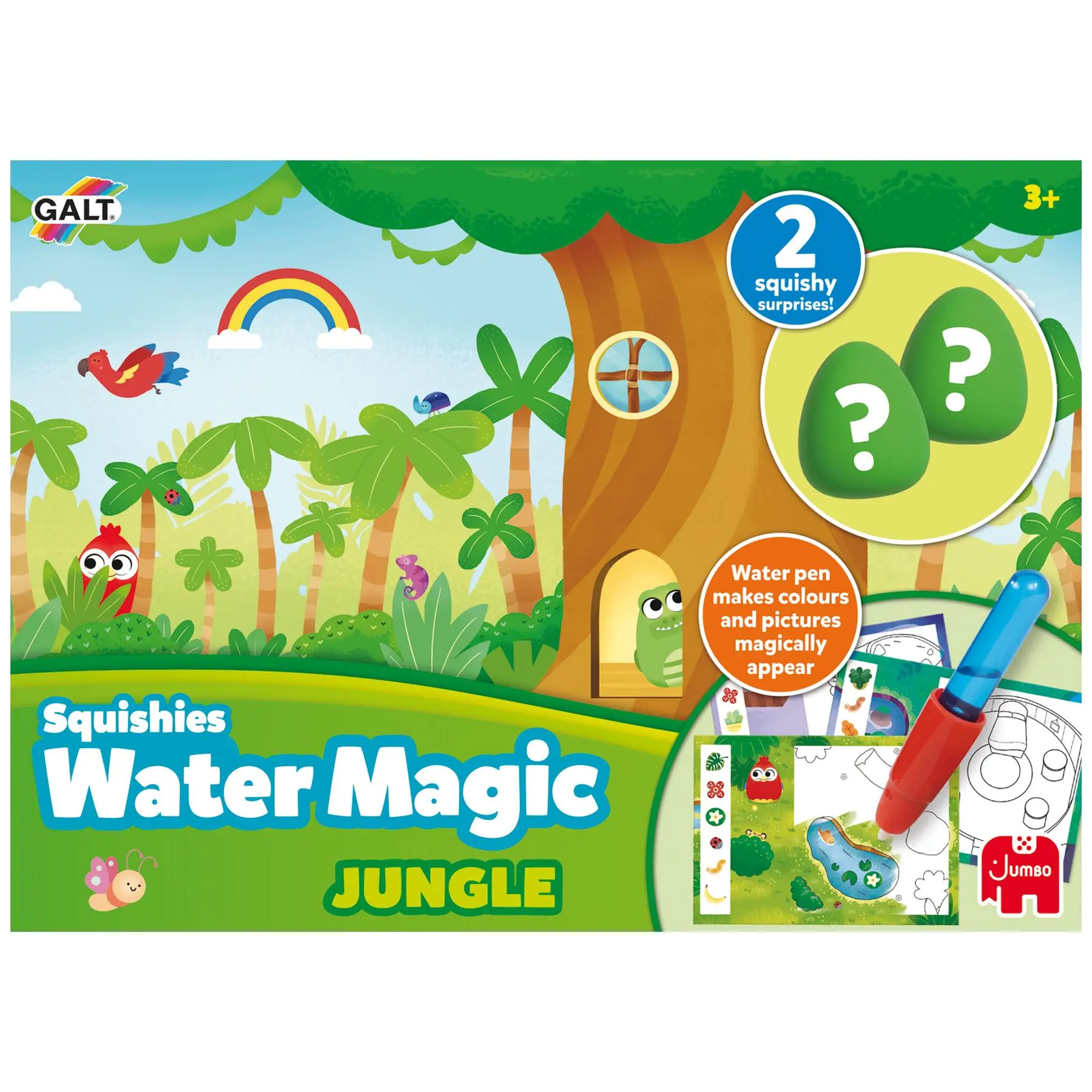 Bild: 8721017601555 | Water Magic Squishies - Dschungel | Deutsch | 2025 | Jumbo Spiele GmbH
