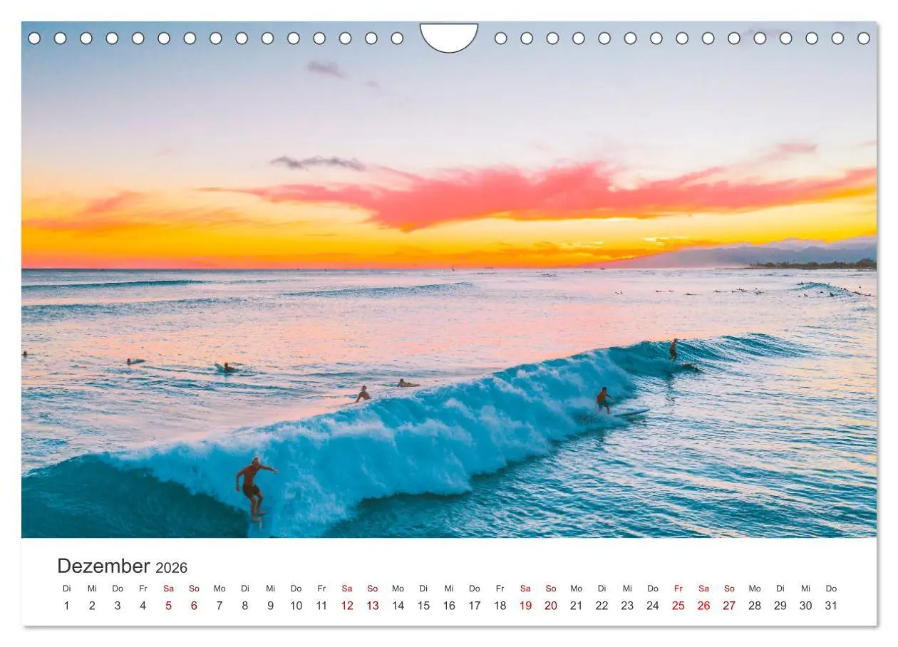 Bild: 9783457541555 | Hawaii Traumziel (Wandkalender 2026 DIN A4 quer), CALVENDO...