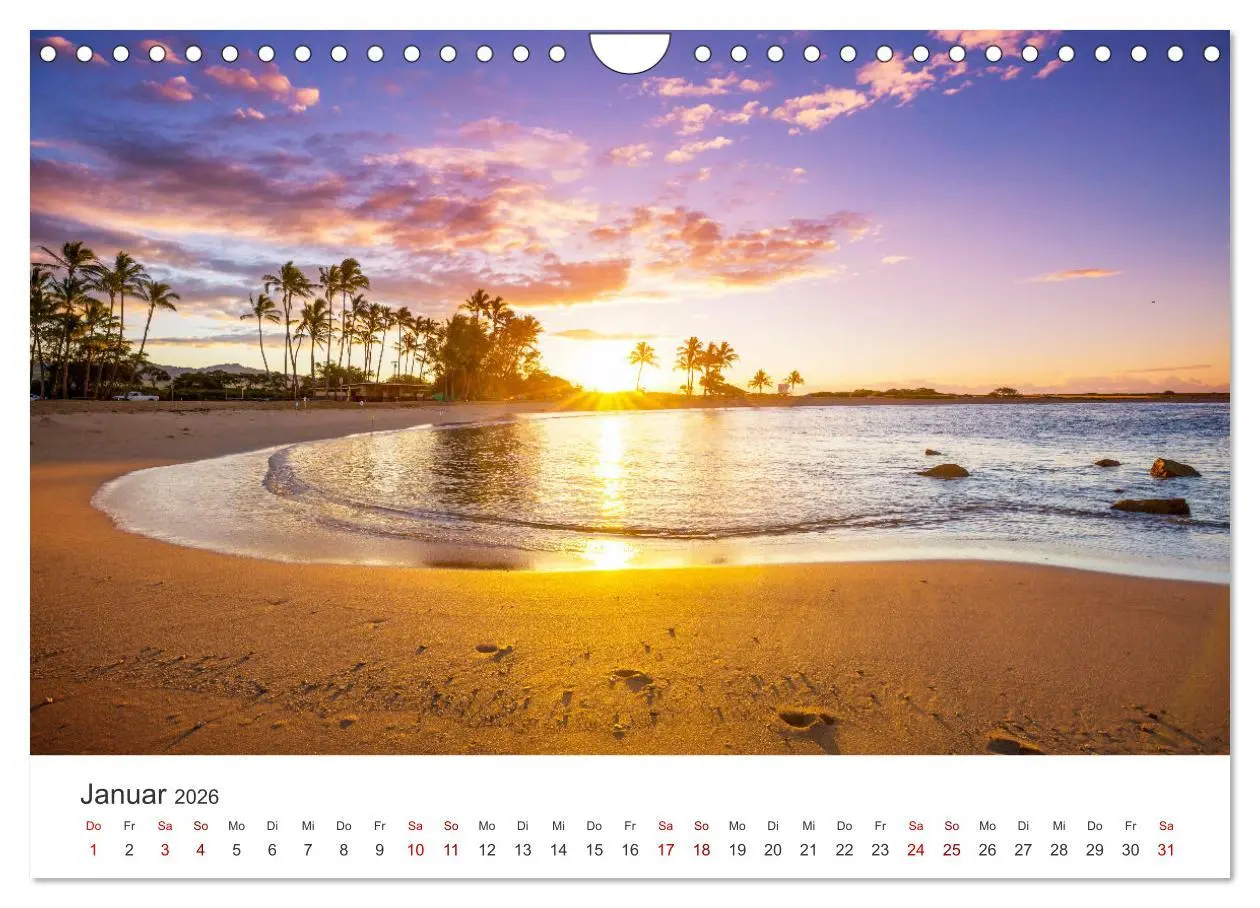 Bild: 9783457541555 | Hawaii Traumziel (Wandkalender 2026 DIN A4 quer), CALVENDO...