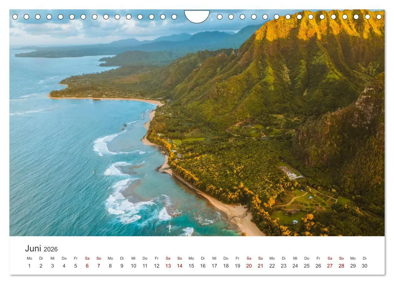 Bild: 9783457541555 | Hawaii Traumziel (Wandkalender 2026 DIN A4 quer), CALVENDO...