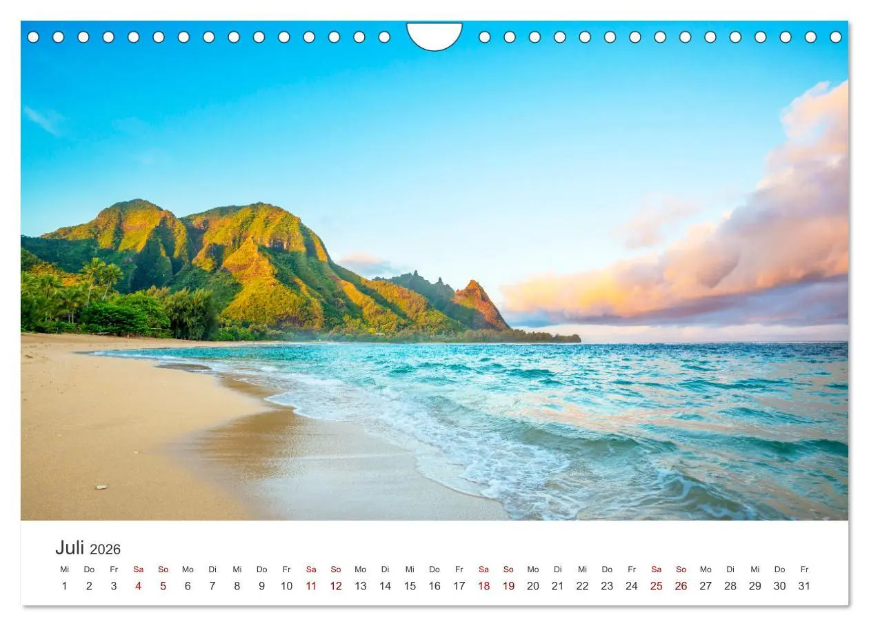 Bild: 9783457541555 | Hawaii Traumziel (Wandkalender 2026 DIN A4 quer), CALVENDO...