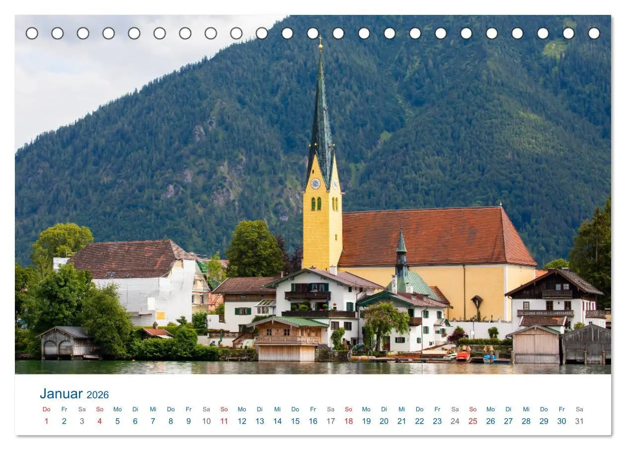 Bild: 9783457781555 | Schöner Tegernsee (Tischkalender 2026 DIN A5 quer), CALVENDO...