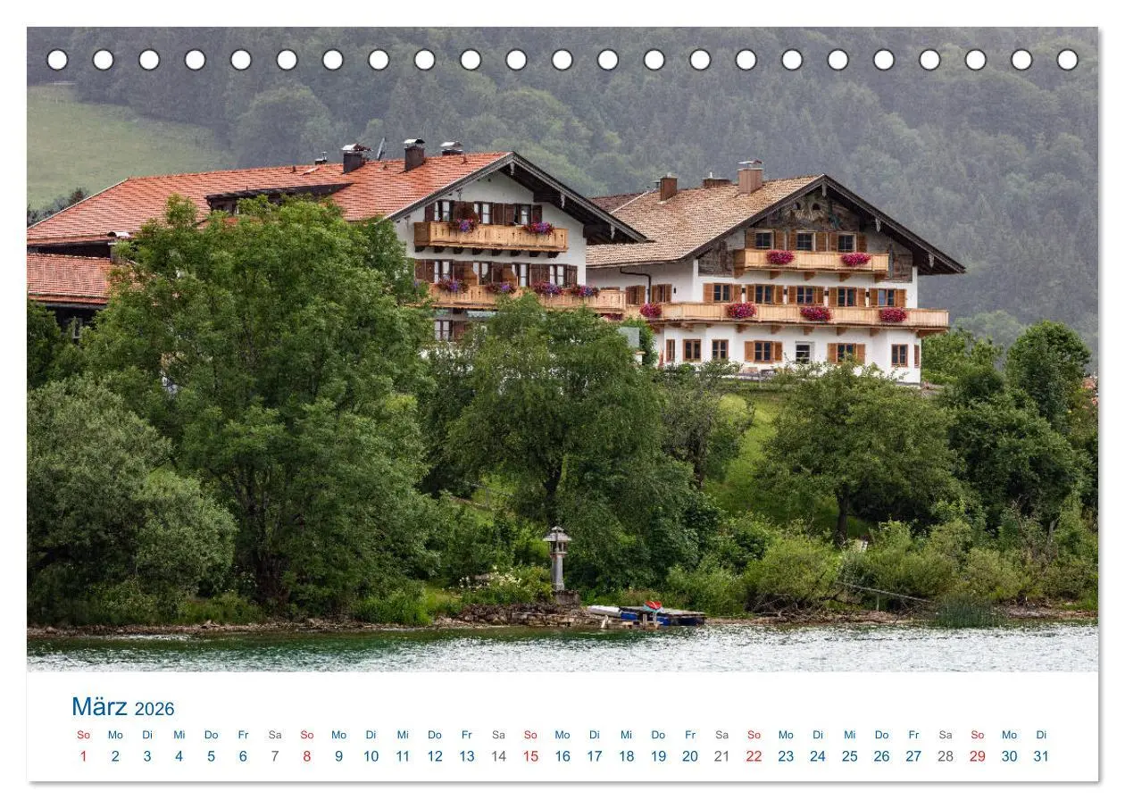Bild: 9783457781555 | Schöner Tegernsee (Tischkalender 2026 DIN A5 quer), CALVENDO...