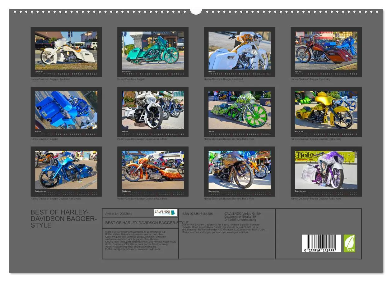 Bild: 9783516181555 | BEST OF HARLEY-DAVIDSON BAGGER-STYLE (hochwertiger Premium...