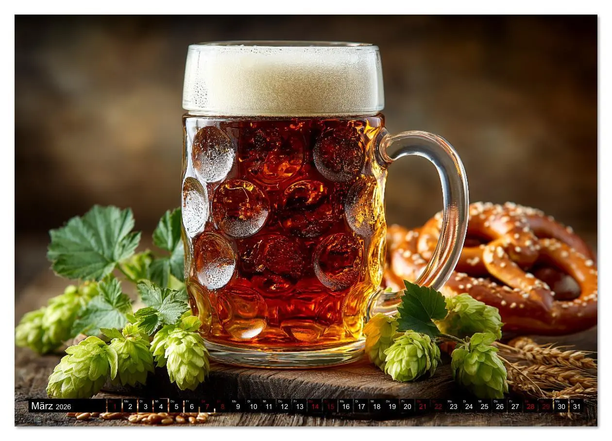 Bild: 9783516631555 | Bier im Blut - Maß für Maß durchs Männerjahr (Wandkalender 2026 DIN...