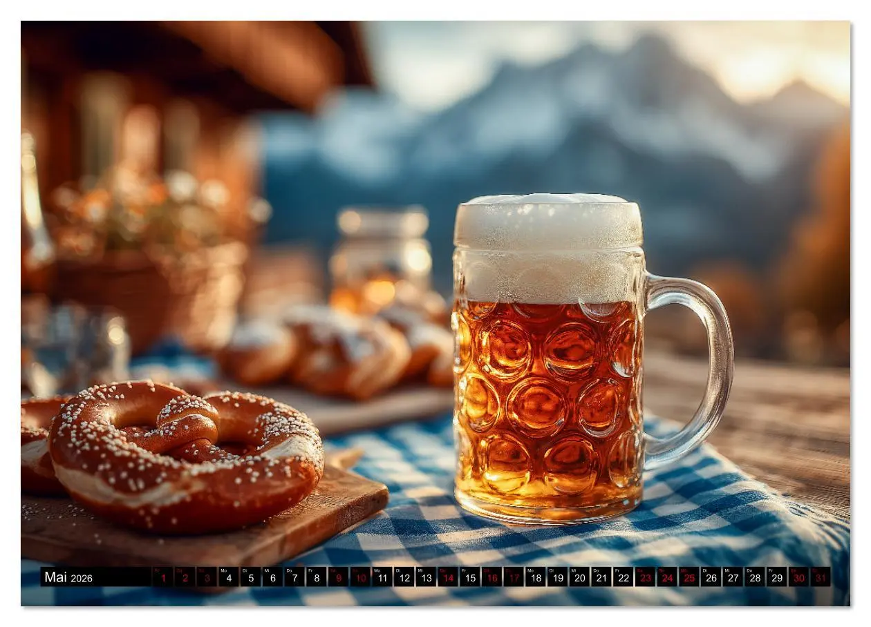 Bild: 9783516631555 | Bier im Blut - Maß für Maß durchs Männerjahr (Wandkalender 2026 DIN...
