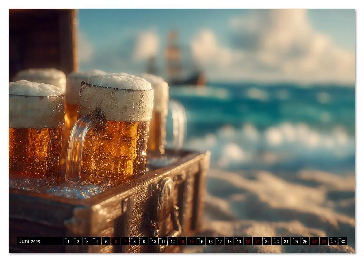 Bild: 9783516631555 | Bier im Blut - Maß für Maß durchs Männerjahr (Wandkalender 2026 DIN...