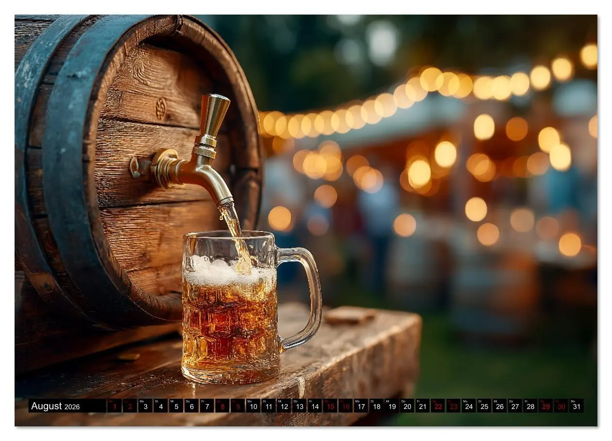 Bild: 9783516631555 | Bier im Blut - Maß für Maß durchs Männerjahr (Wandkalender 2026 DIN...
