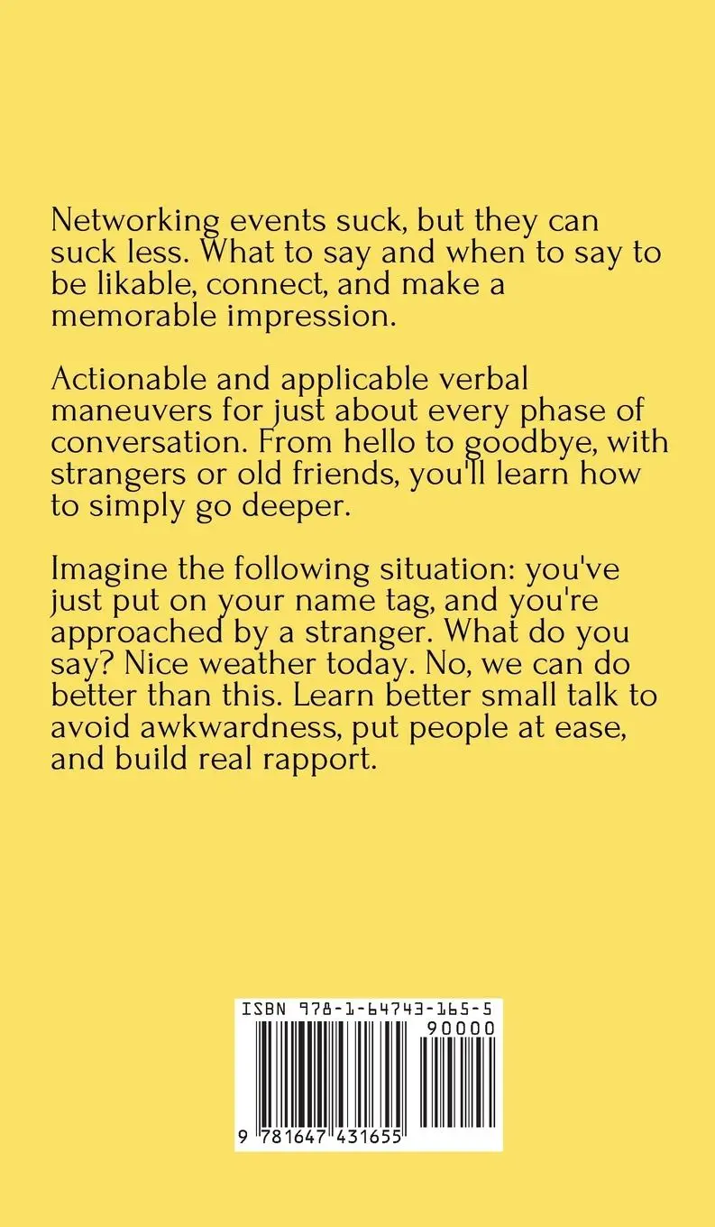 Rückseite: 9781647431655 | Better Small Talk | Patrick King | Buch | Gebunden | Englisch | 2020