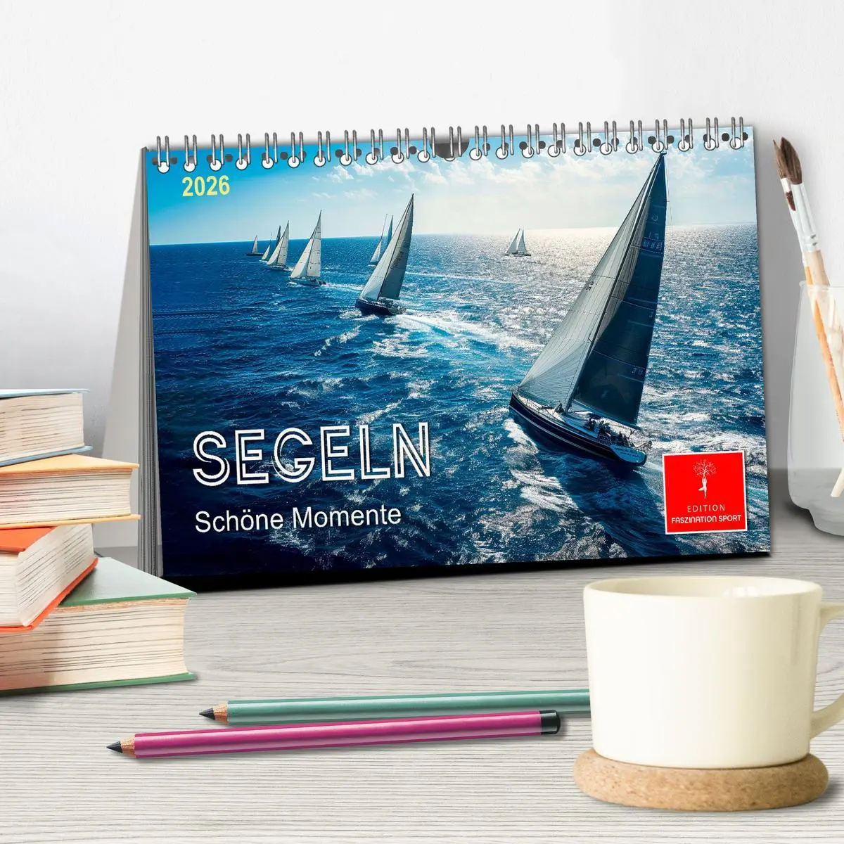 Bild: 9783457461655 | Segeln - schöne Momente (Tischkalender 2026 DIN A5 quer), CALVENDO...