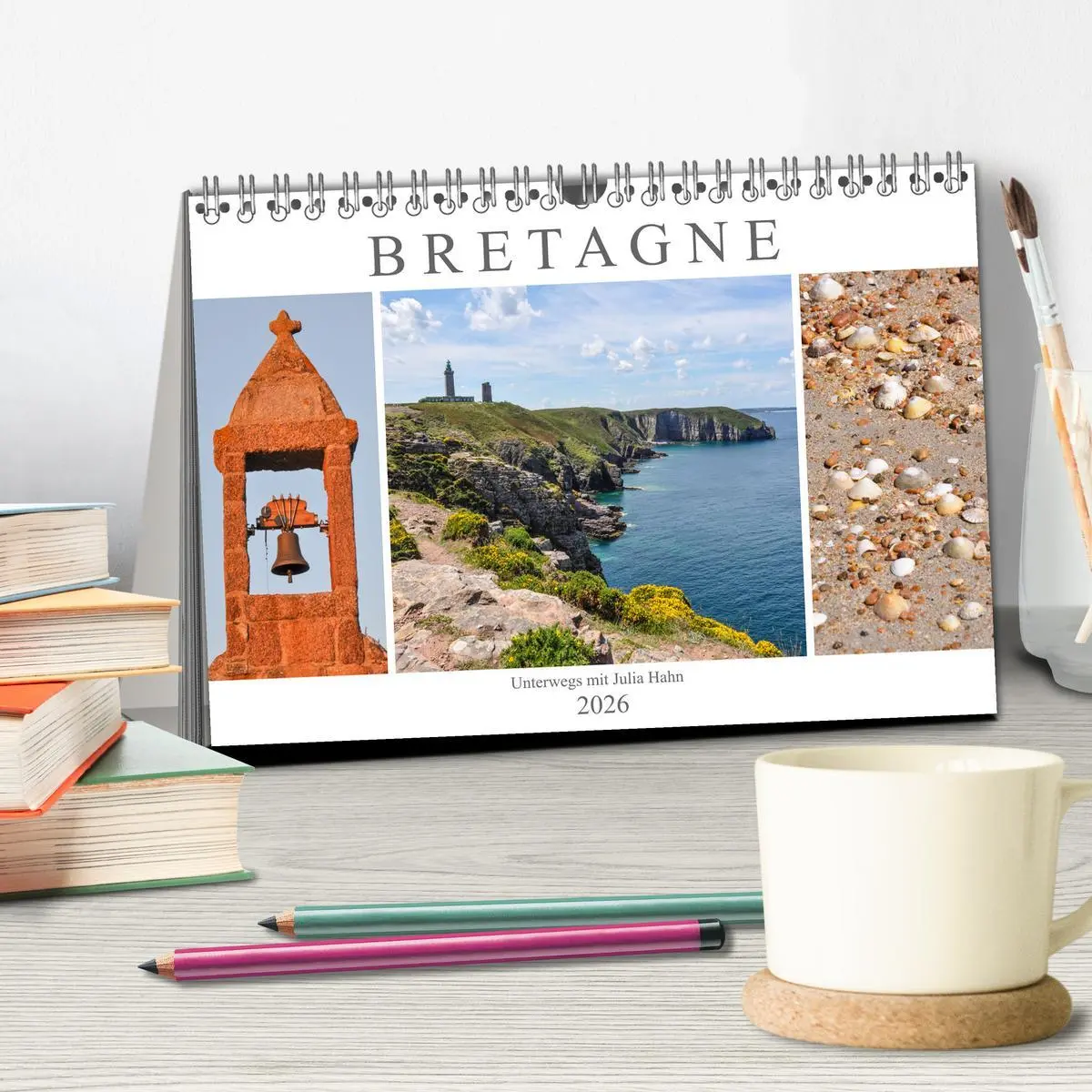 Bild: 9783457911655 | Bretagne - unterwegs mit Julia Hahn (Tischkalender 2026 DIN A5...