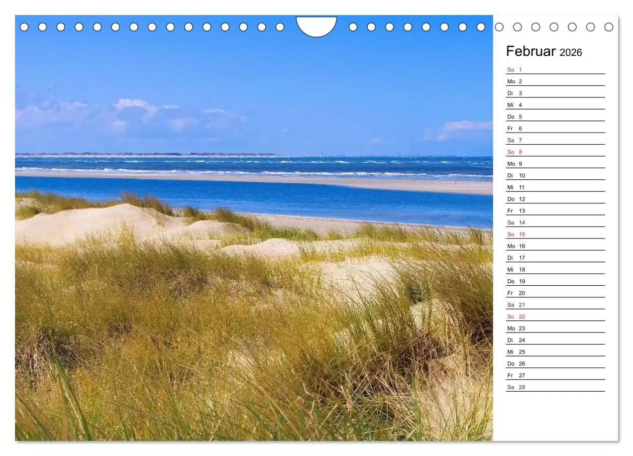 Bild: 9783516001655 | Langeoog - Schönste Insel Ostfrieslands (Wandkalender 2026 DIN A4...
