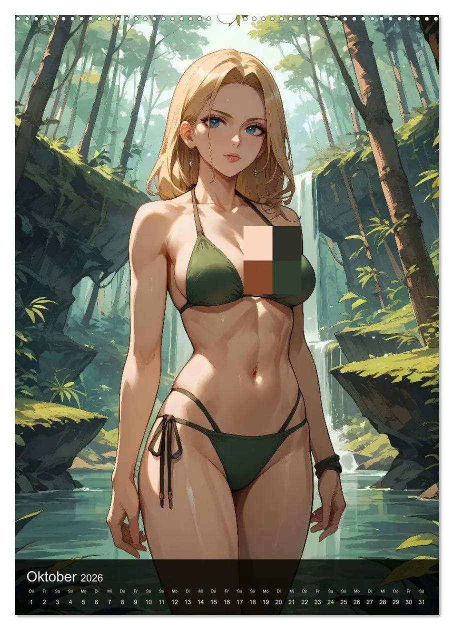 Bild: 9783516241655 | Manga Beauties - 12 Schönheiten im Manga-Stil (Wandkalender 2026...