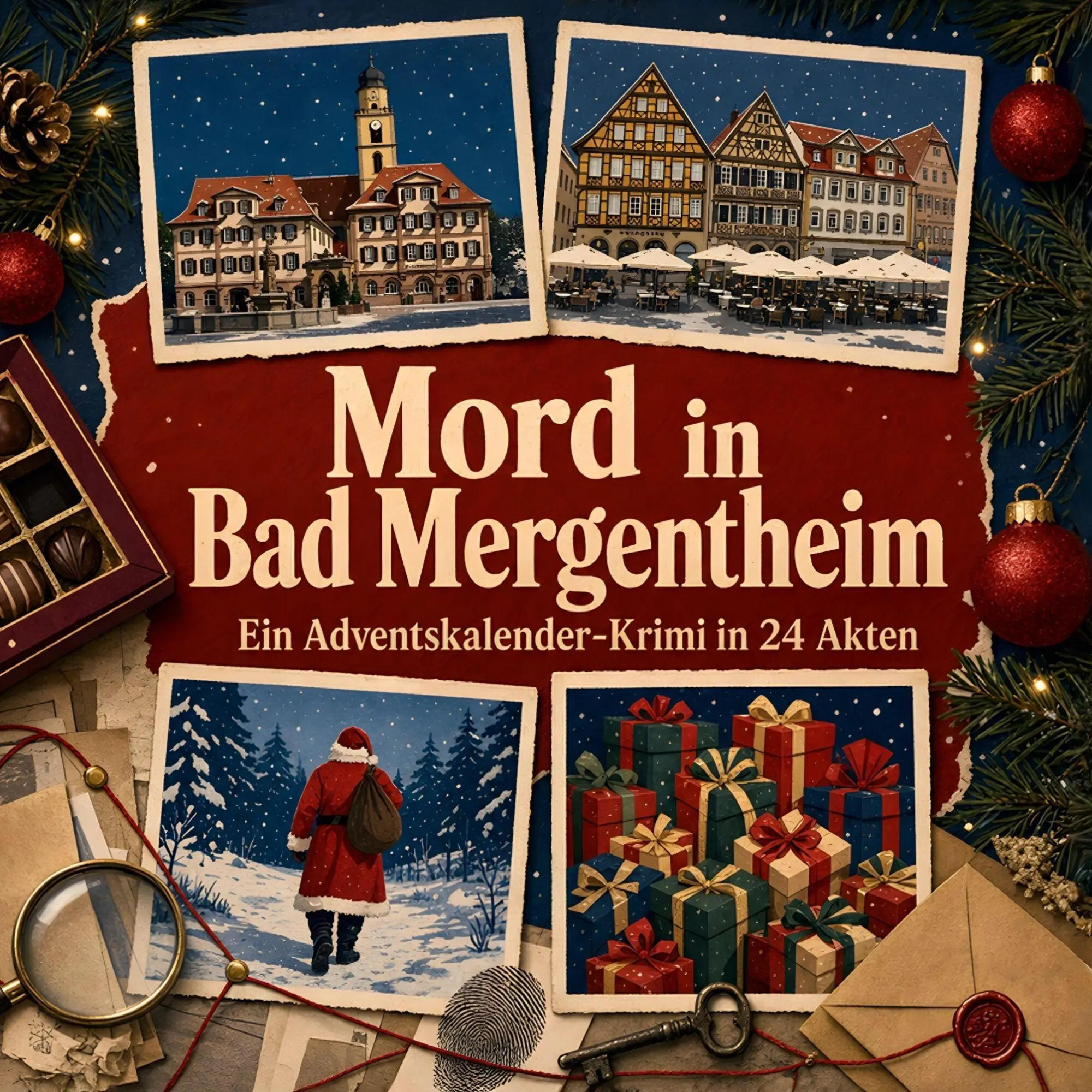 Cover: 9783696121655 | Mord in Bad Mergentheim | Ein Adventskalender-Krimi in 24 Akten | Buch
