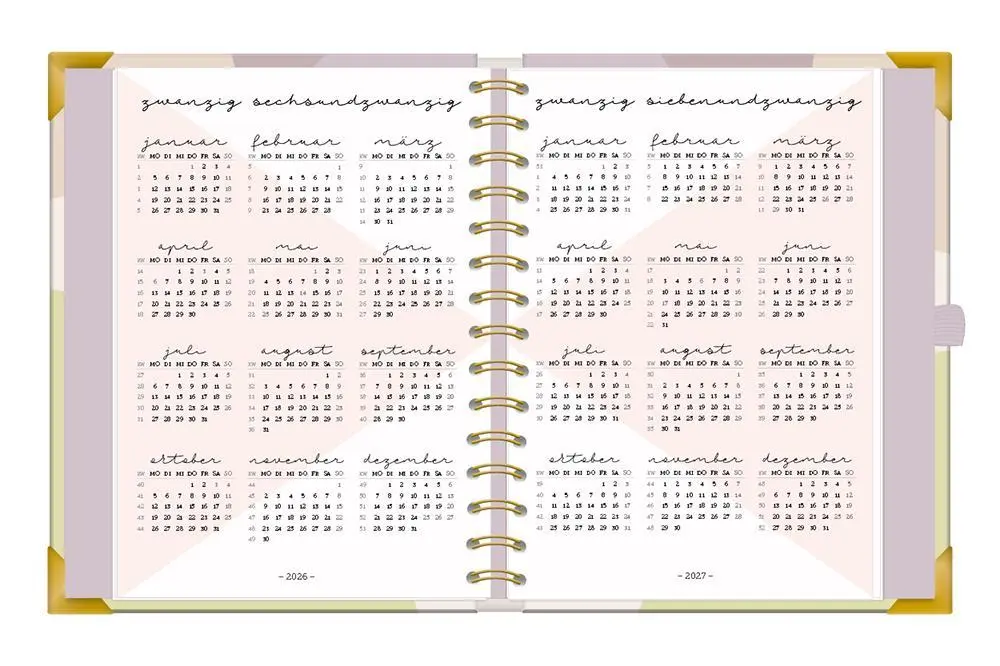 Bild: 9783986361655 | Terminplaner A5 Premium 2026 Kreise | Premium-Terminplaner | Original
