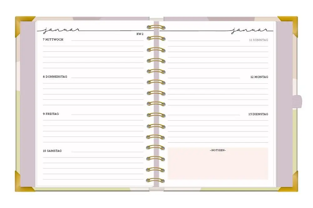 Bild: 9783986361655 | Terminplaner A5 Premium 2026 Kreise | Premium-Terminplaner | Original