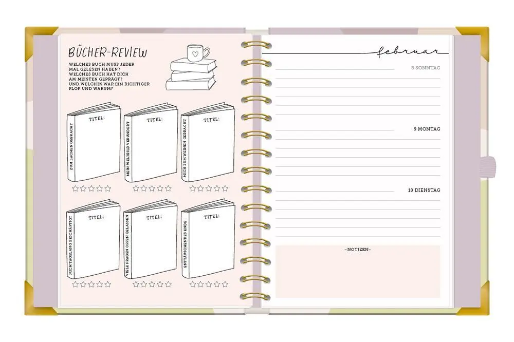 Bild: 9783986361655 | Terminplaner A5 Premium 2026 Kreise | Premium-Terminplaner | Original