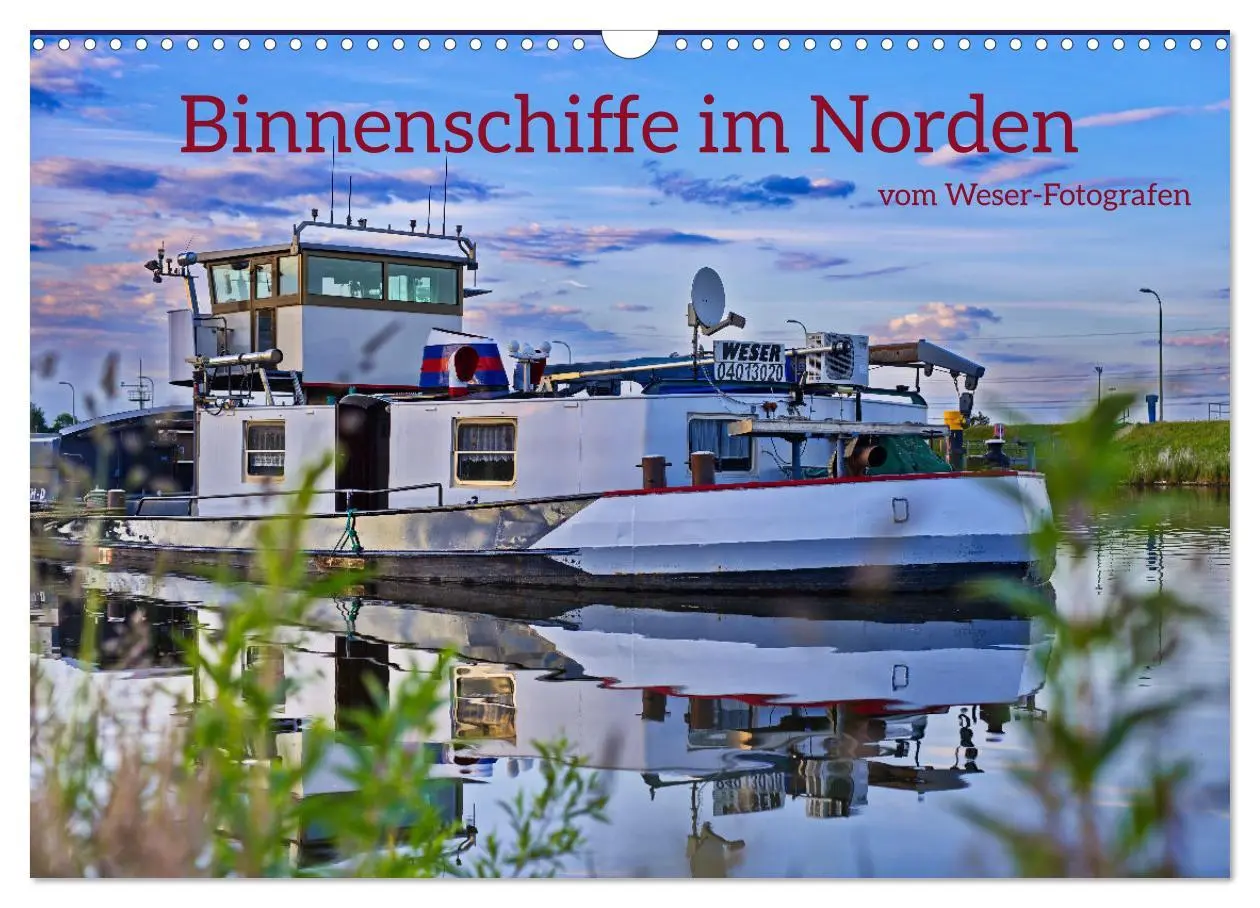 Cover: 9783457381755 | Binnenschiffe im Norden (Wandkalender 2026 DIN A3 quer), CALVENDO...