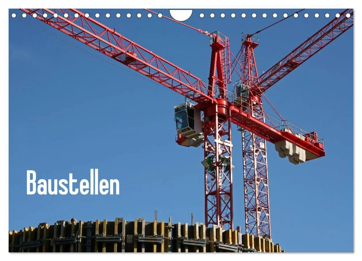 Cover: 9783516231755 | Baustellen (Wandkalender 2026 DIN A4 quer), CALVENDO Monatskalender