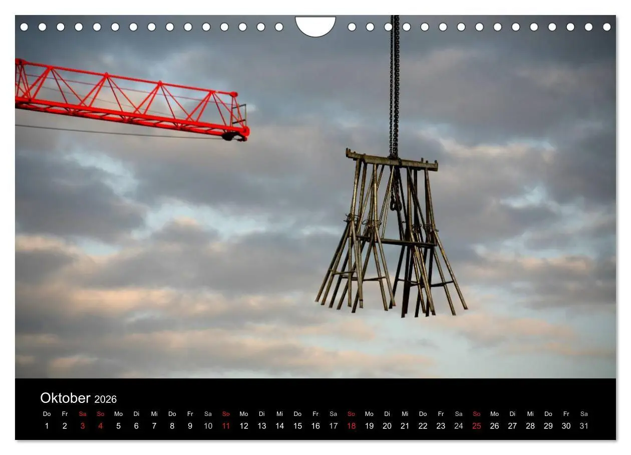 Bild: 9783516231755 | Baustellen (Wandkalender 2026 DIN A4 quer), CALVENDO Monatskalender