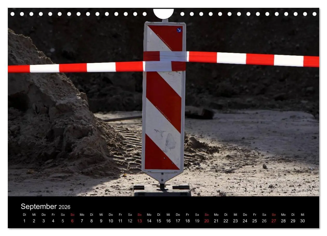 Bild: 9783516231755 | Baustellen (Wandkalender 2026 DIN A4 quer), CALVENDO Monatskalender