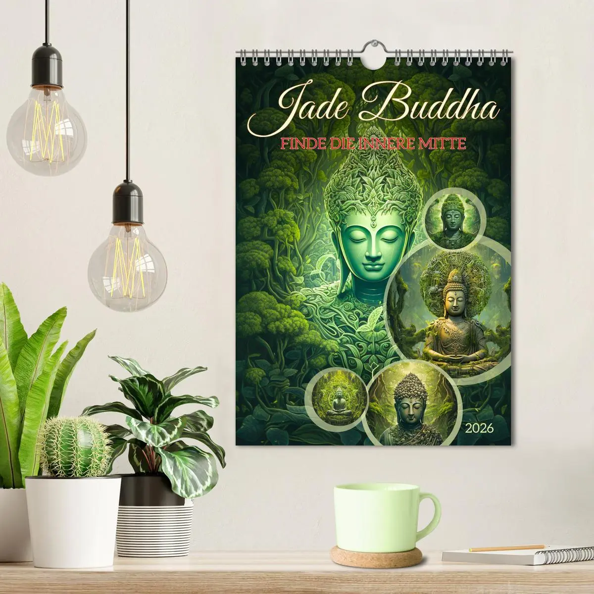 Bild: 9783516301755 | Jade Buddha - Finde die innere Mitte (Wandkalender 2026 DIN A4...