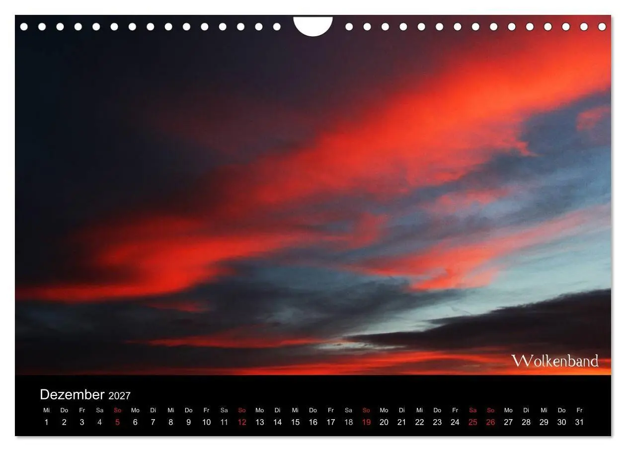 Bild: 9783594211755 | Wolken-Kunstwerke (Wandkalender 2027 DIN A4 quer), CALVENDO...