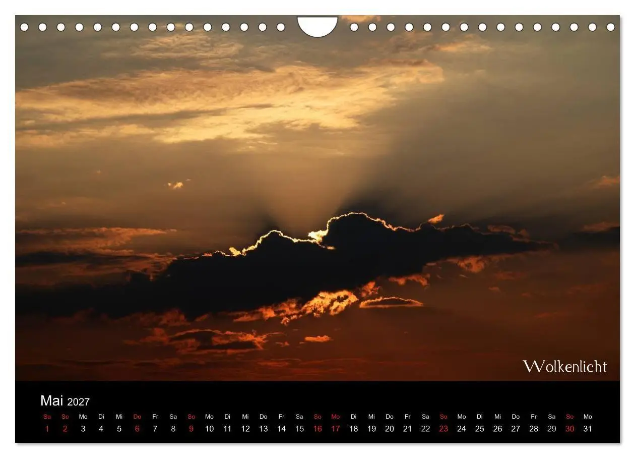 Bild: 9783594211755 | Wolken-Kunstwerke (Wandkalender 2027 DIN A4 quer), CALVENDO...