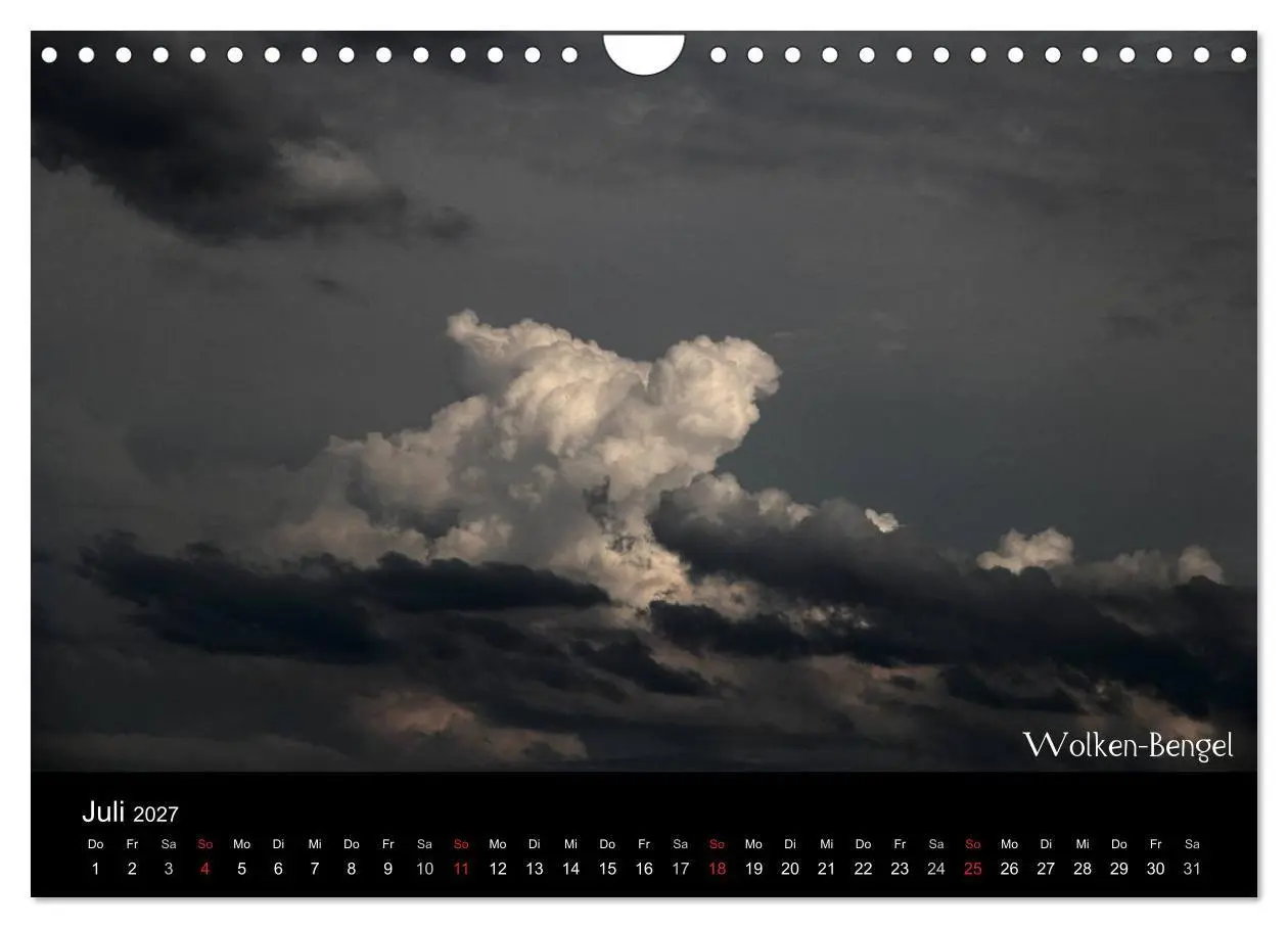 Bild: 9783594211755 | Wolken-Kunstwerke (Wandkalender 2027 DIN A4 quer), CALVENDO...