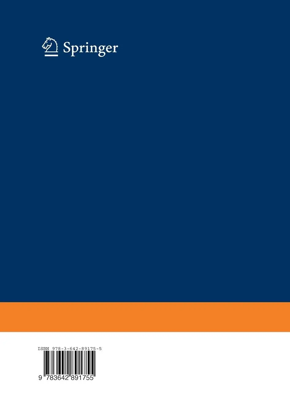 Rückseite: 9783642891755 | Handbuch der Normalen und Pathologischen Physiologie | Bethe (u. a.)