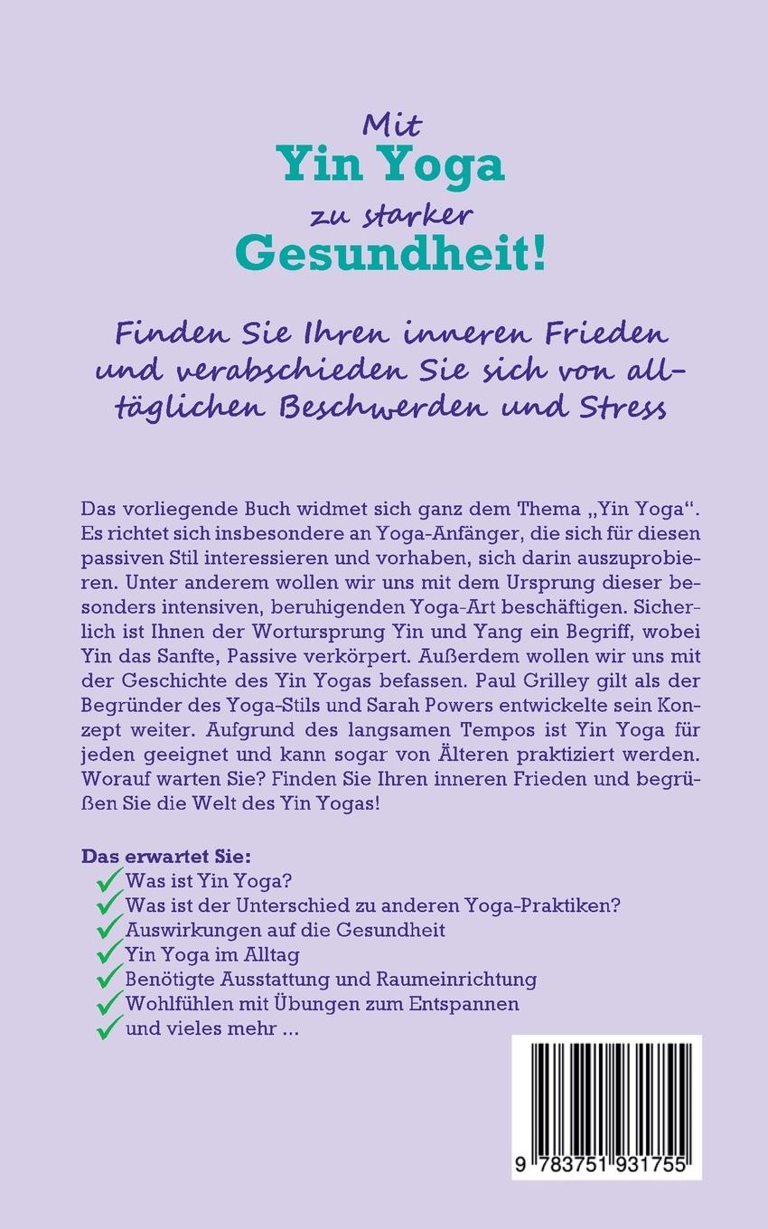 Rückseite: 9783751931755 | Mit Yin Yoga zu starker Gesundheit | Flora Sonnenberg | Taschenbuch