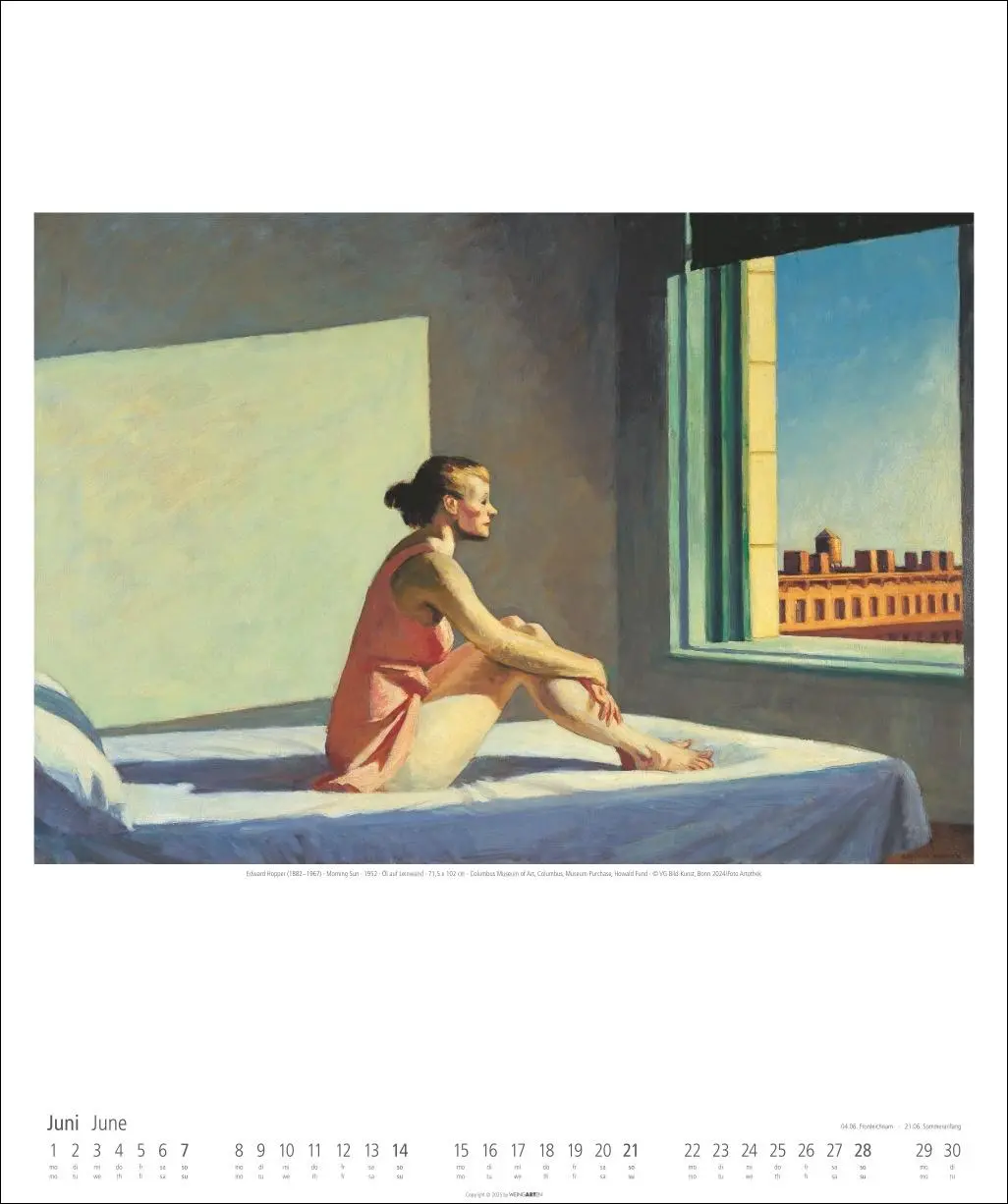 Bild: 9783839901755 | Edward Hopper Kalender 2026 | Edward Hopper | Kalender | Spiralbindung