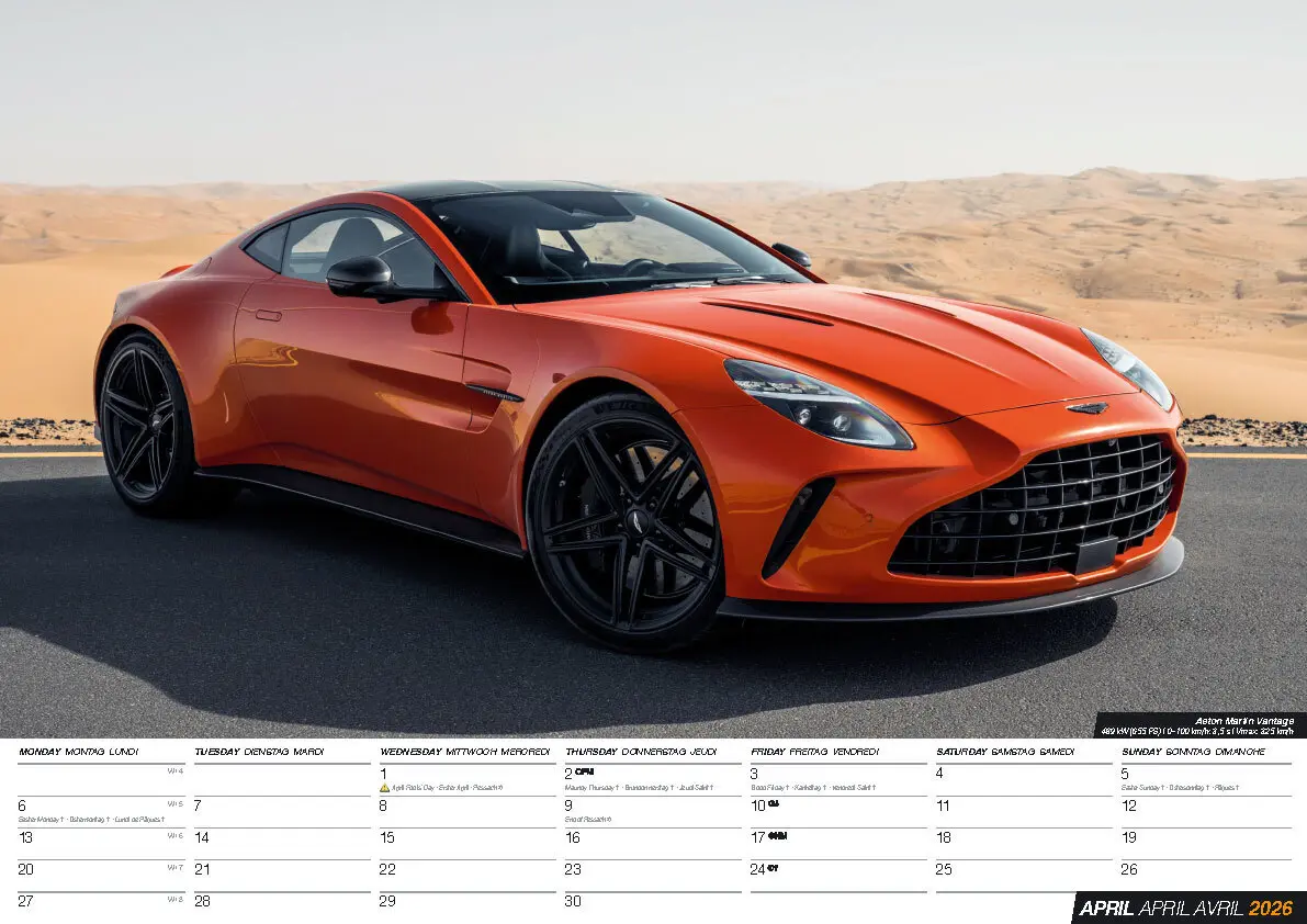 Bild: 9798893611755 | Sports Cars 2026 - Sportwagen - Autos Kalender | Kalender | 14 S.