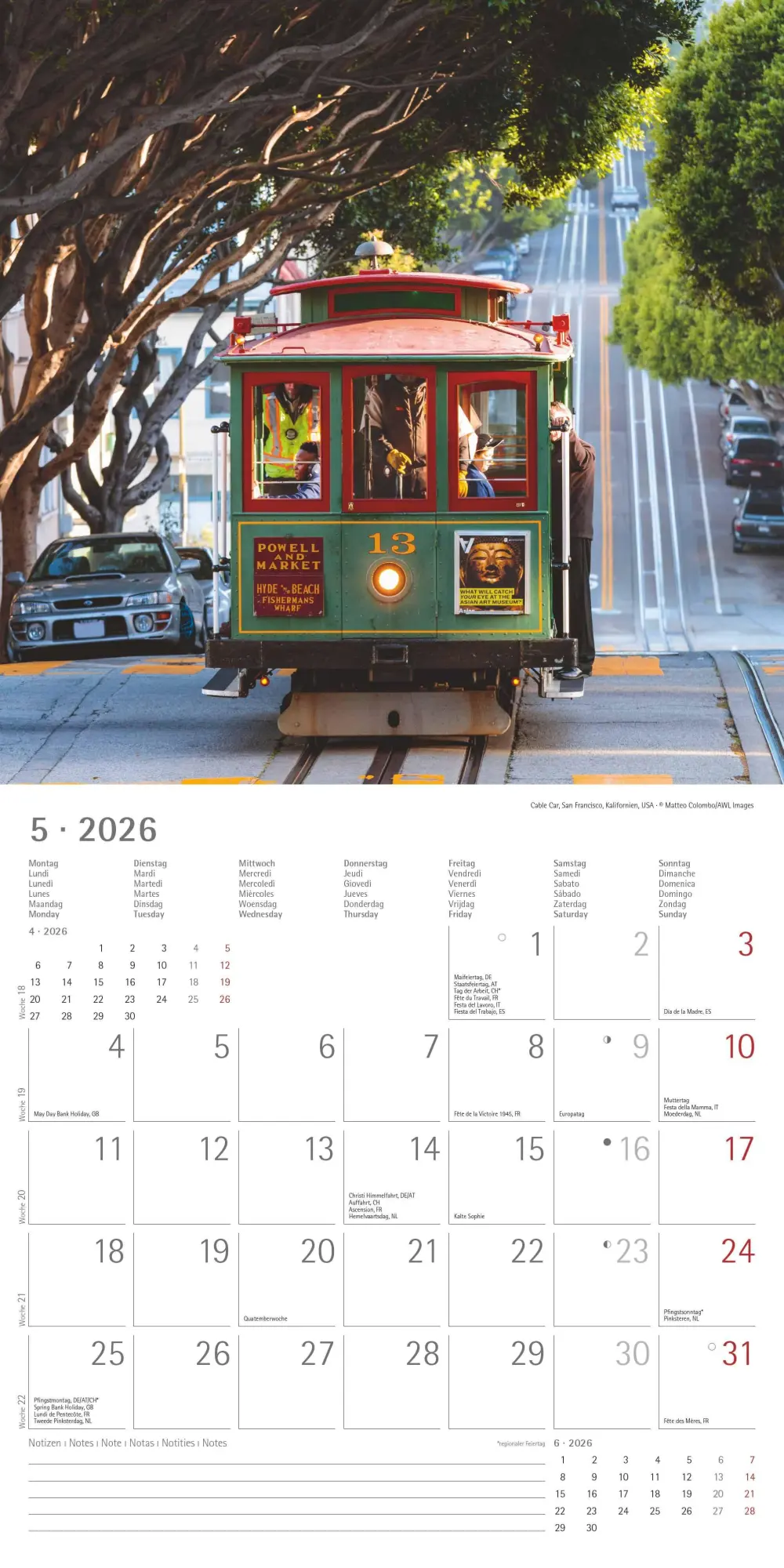 Bild: 4069095001855 | Eisenbahnen 2026 - Broschürenkalender 30x30 cm (30x60 geöffnet) -...