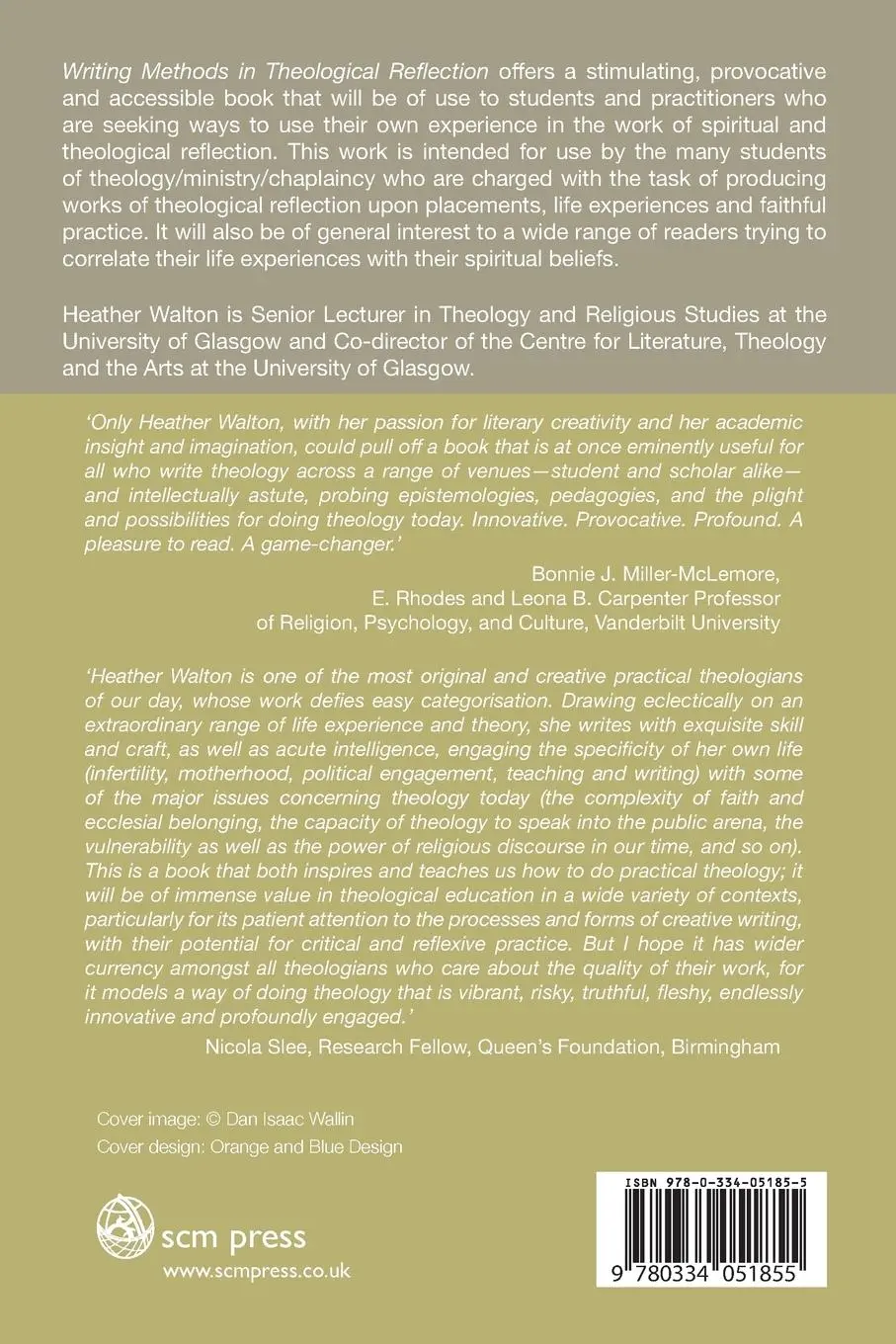 Rückseite: 9780334051855 | Writing Methods in Theological Reflection | Heather Walton | Buch