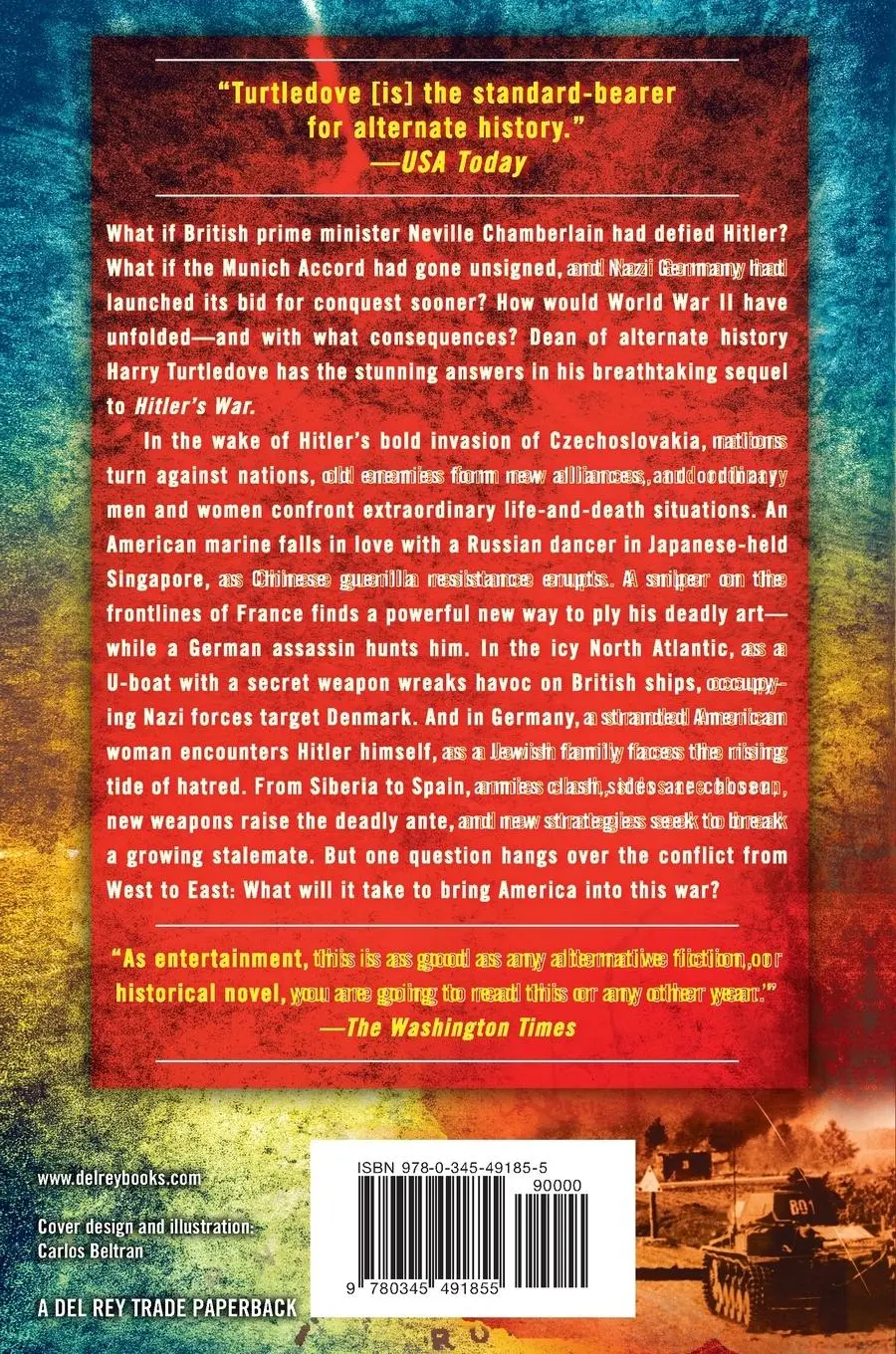 Rückseite: 9780345491855 | West and East (The War That Came Early, Book Two) | Harry Turtledove
