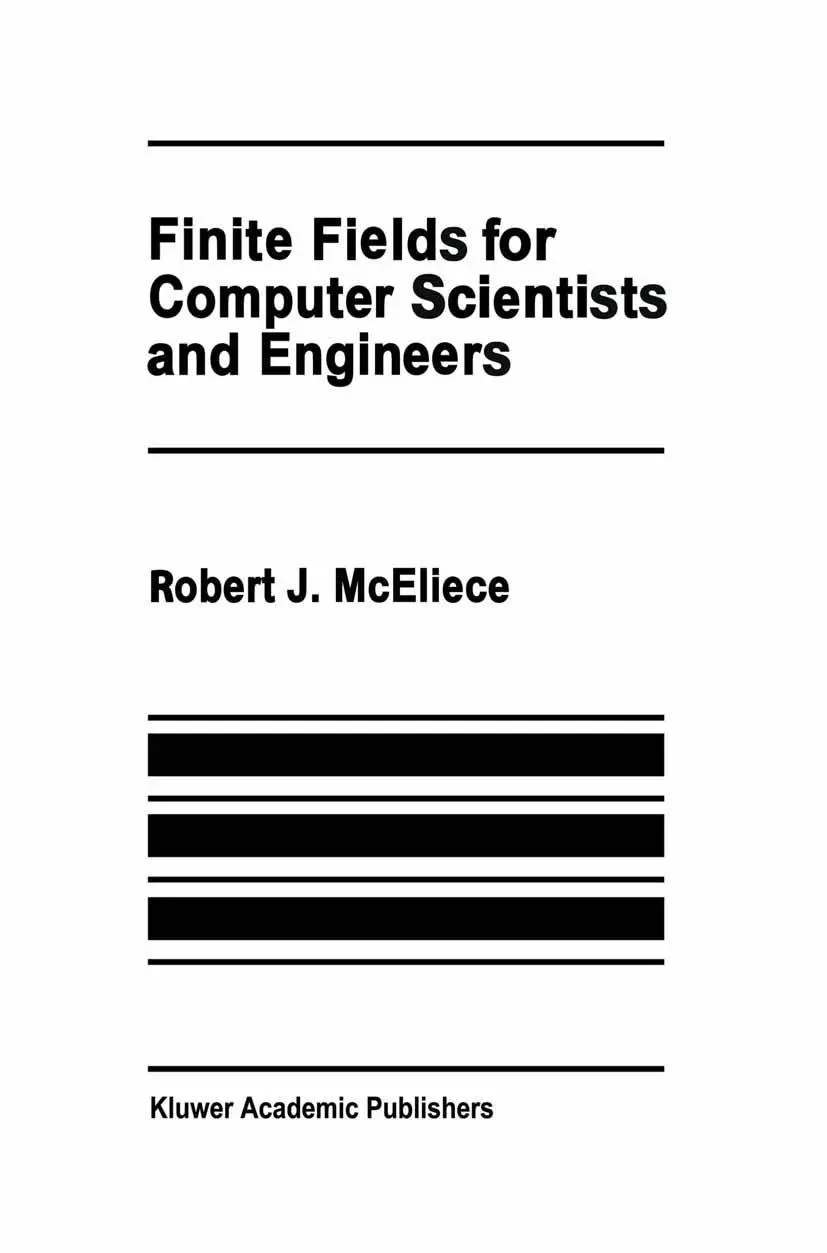Cover: 9781461291855 | Finite Fields for Computer Scientists and Engineers | McEliece | Buch