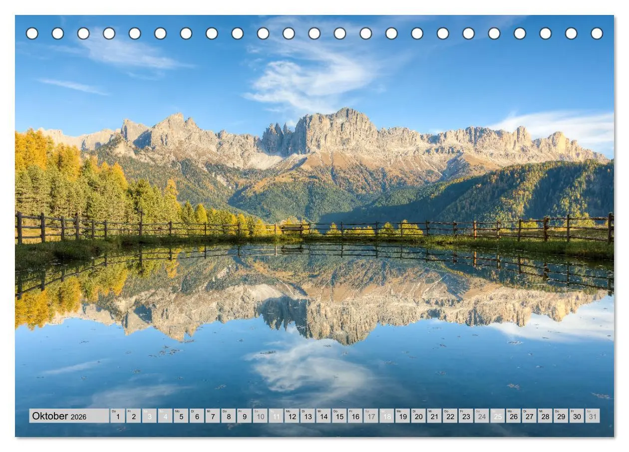 Bild: 9783457751855 | Wunderschöne Dolomiten (Tischkalender 2026 DIN A5 quer), CALVENDO...