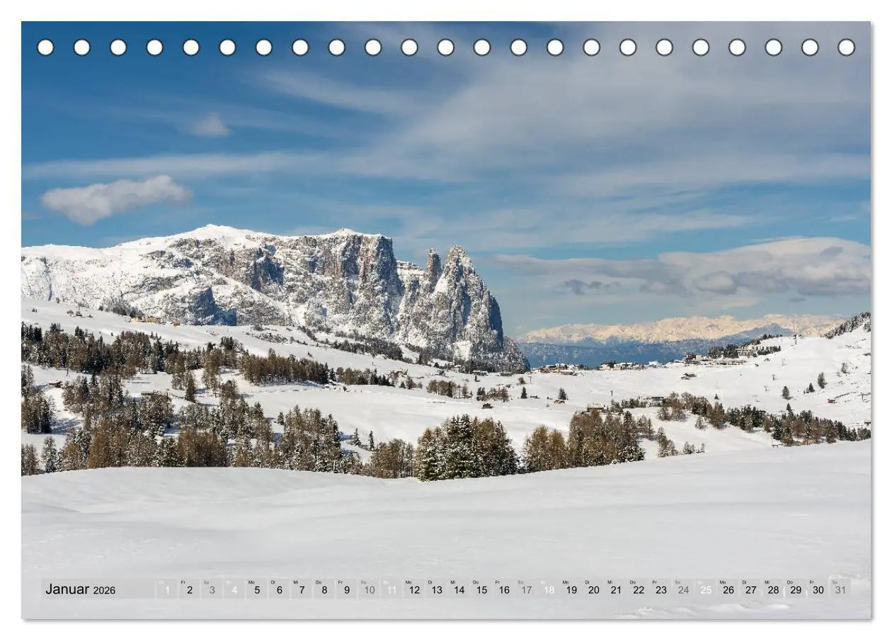 Bild: 9783457751855 | Wunderschöne Dolomiten (Tischkalender 2026 DIN A5 quer), CALVENDO...